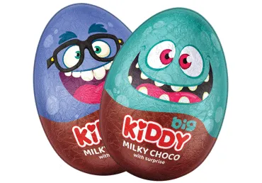 Piena šokolādes ola ar rotaļļietu KIDDY 110g