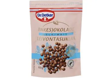 Piena šokolādes pilieniņi glazēšanai DR. OETKER 100g
