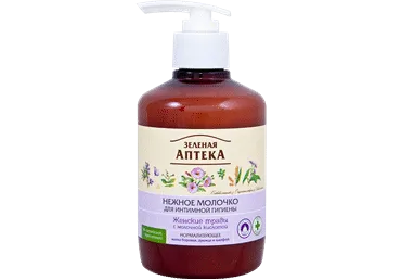 GREEN PHARMACY Maigs pieniņš intīmai higiēnai Sieviešu zālaugi, 370 ml