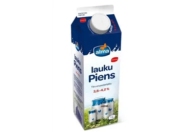 Piens ALMA Lauku 3,6-4,2% 1L