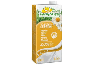 Piens FARM MILK 2% UHT 1l