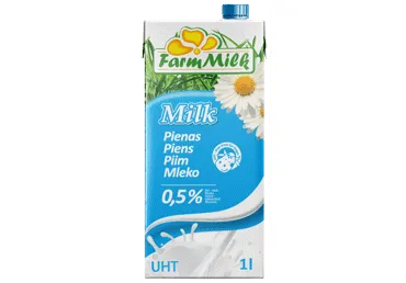 Piens FARM MILK UHT 0.5% 1l
