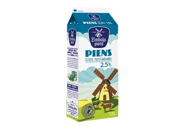 Piens 2.5% 1.5l, Limbažu Piens