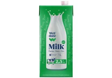 Piens UHT WELL DONE 2,5% 1L