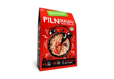 Auzu pārslas pilngraudu 500g, Dobele