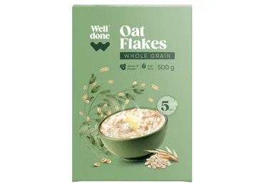 Pilngraudu auzu pārslas WELL DONE 500g