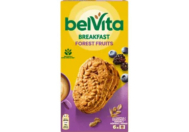 Pilngraudu cepumi ar meža ogām BELVITA 300g