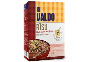 Pilngraudu rīsi VALDO 4x125g