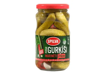 Pipargurķīši marinēti asie 370g