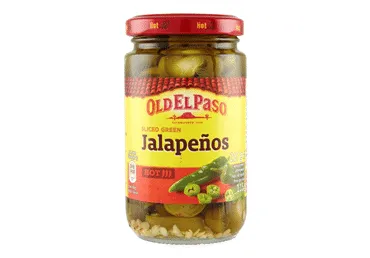Piparu Halapenjo OLD EL PASO šķēlītēs 215g