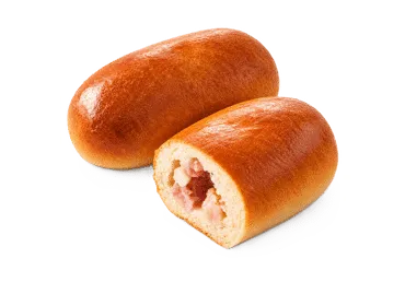 Pīrādziņš ar kūpinātu gaļu 30g atkausēts