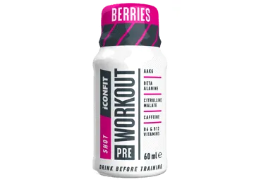 Pirms treniņa šots ogu ICONFIT 60ml