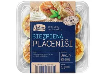 Biezpiena plācenīši Baltais 200g