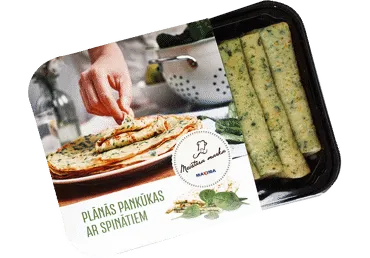 Plānās pankūkas ar spinātiem MEISTARA MARKA 420g