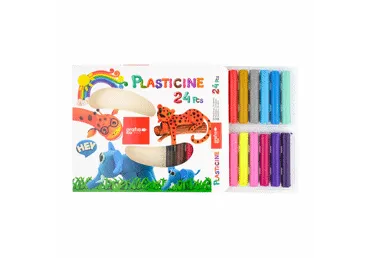Plastilīns GRAFIA PLUS 24 krāsas