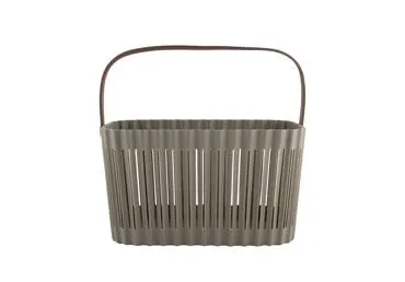 Plastmasas grozs ar rokturi