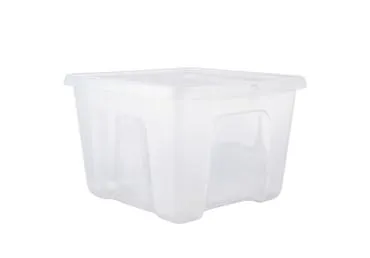Plastmasas mantu uzglabāšanas kaste ar vāku 27L