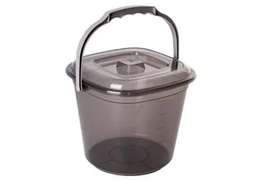 Plastmasas spainis ar vāku 6L
