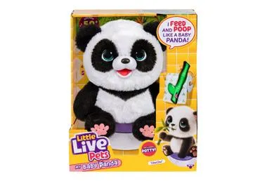 Plīša rotaļlieta LITTLE LIVE PETS panda 25cm