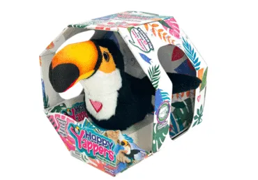 Plīša rotaļlieta putns Tukāns