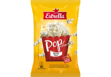 Popkorns ESTRELLA ar sviesta garšu 90g