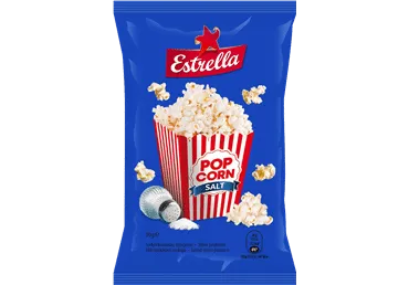 Estrella sāļais popkorns 90g
