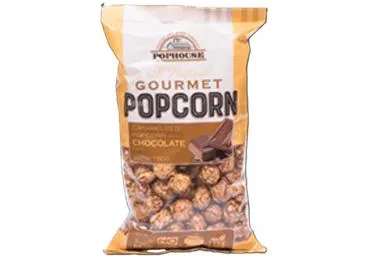 Popkorns POPHOUSE karameļu ar šokolādi 180g