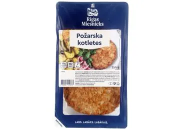 Požarska cāļa filejas kotletes RM 350g