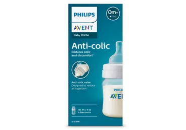Pretkoliku pudel.AVENT Natural 125ml 0m+