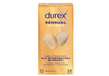 Prezervatīvi DUREX Sensual No Latex 10gab.