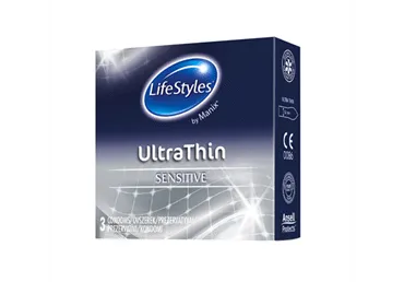 Prezervatīvi LIFESTYLES ULTRA-THIN 3gab.