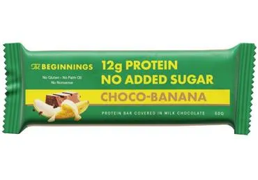Proteīna batoniņš banānu bez cukura THE BEGINNINGS 50g