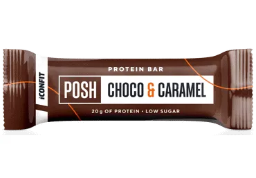 Proteīna batoniņš ar šokolādes un karameļu  garšu ICONFIT 55g