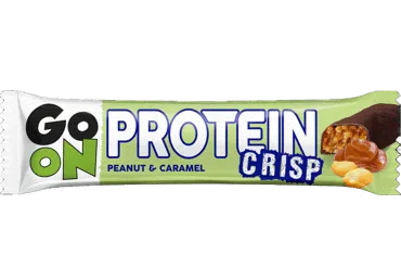 Proteīna batoniņš GO ON ar zemesriekstiem un karameli  50g