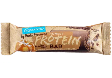 Proteīna batoniņš SKRĪVERU sāļā karamele piena šokolādē 45g