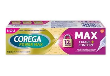 Protēžu fiksācijas krēms COREGA Max Fixation+ 40g