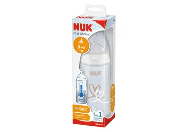 Pudele ar silikona knupīti NUK 3m+ 300ml