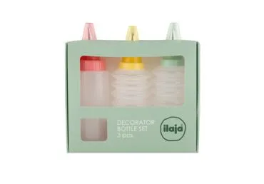 Pudeļu dekorēšanas komplekts ILAJA 3gab.