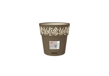 Puķu pods brūns/bēšs STEFANPLAST Ø15cm