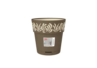 Puķu pods brūns/bēšs STEFANPLAST Ø20cm