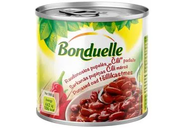 Pupiņas čili mērcē BONDUELLE 430g