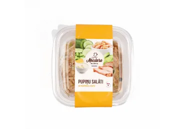 Pupiņu salāti ar kūpinātu vistu MEISTARA MARKA 200g
