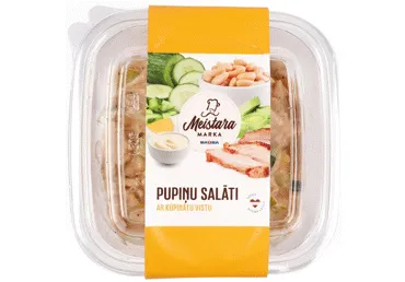 Pupiņu salāti ar kūpinātu vistu MEISTARA MARKA 500g