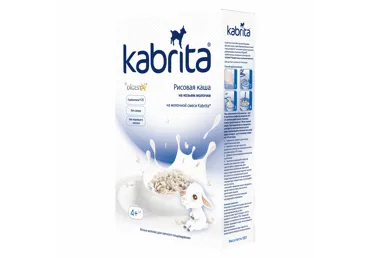 Putra KABRITA kazas piena rīsu 4+ 180g