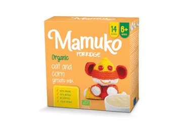 Putra MAMUKO BIO auzu-kukurūzas 6+ 240g