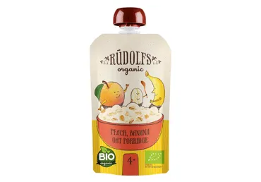 Putra RŪDOLFS BIO auzu persiku banānu 4+ 110g