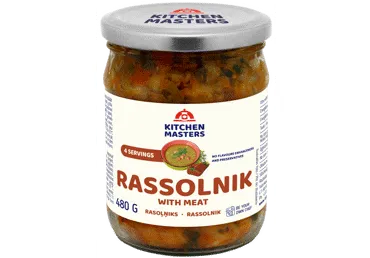 Zupa rasoļņiks ar gaļu KITCHEN MASTERS, 480g