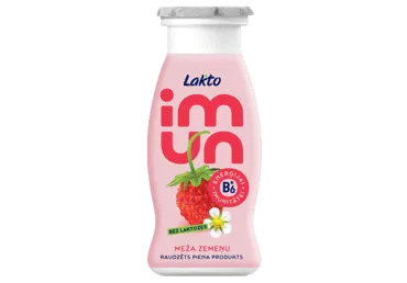 Raudzēts piena produkts LAKTO meža zemeņu 100g