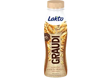Raudzēts piena produkts LAKTO GRAUDI - auzu, kviešu, rudzu graudiem, 270g