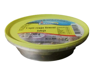 Cepti reņģu liemeņi želejā, 500 g